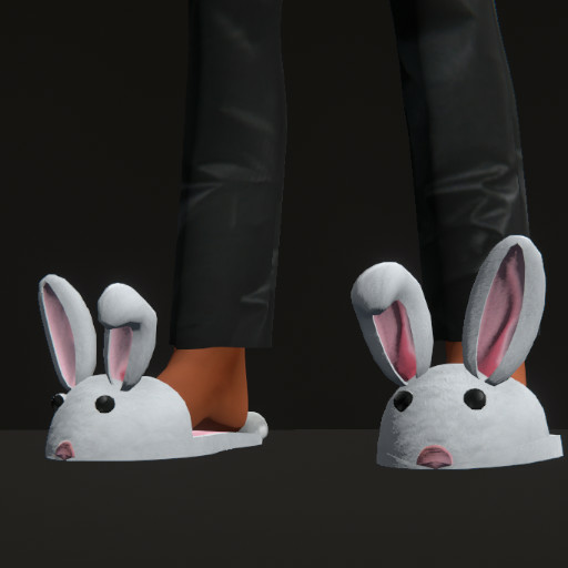 mens rabbit slippers