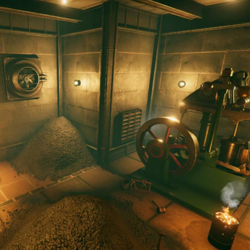 Industrial Steam Engine Room by Blazing Griffin sinespace Shop
